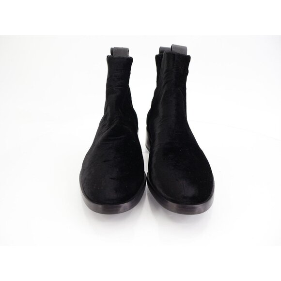Mercedes Castillo Xandra Black Velvet Pull On Ankle Boots Women’s Size 5 35 - Picture 2 of 10